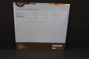 Creative Memories 8 x 8 stampe di design Halloween NUOVE 24 confezioni carta double face - Foto 1 di 4