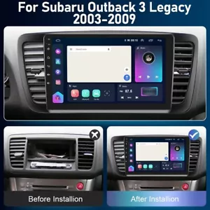 RADIO 2 DIN 9" PARA SUBARU OUTBACK LEGACY ANDROID BLUETOOTH WI-FI CARPLAY 2/64 - Imagen 1 de 6