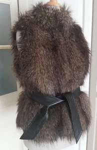 H&M Fellweste Weste Fell Faux Fur Jacke Gr XS 34 - Bild 1 von 4