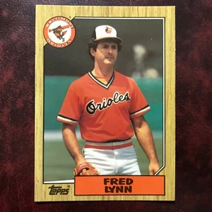 1987 Topps TIFFANY Set FRED LYNN #370 BALTIMORE ORIOLES ** MINT ** HIGH GRADE ** - Picture 1 of 2