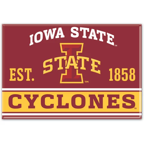 WinCraft Iowa State Cyclones 2.5'' x 3.5'' Fridge Magnet Cover