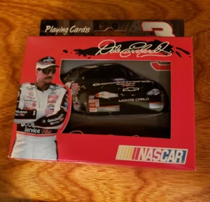DALE EARNHARDT NASCAR Playing Cards in Collector Tin 2 Decks of Cards 2000 Vtg. - Picture 1 of 5