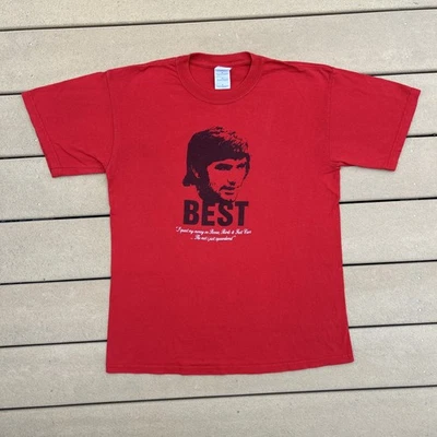 Camisa De Colección George Best Manchester United Money Booze Birds Coches Talla Mediana Foto 1 de 4