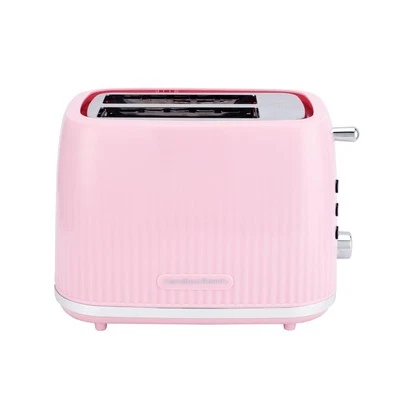 Toaster 2 Slice, Miami Collection by Hamilton Beach, Flamingo Pink, HB1420F - Image 1 of 4