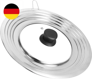Universaldeckel für Pfannen, 24-30cm Pfannendeckel Universal, Topfdeckel Univers - Bild 1 von 7