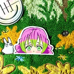 Demon Slayer Mitsuri Kanroji Waterproof Vinyl Sticker | Love Hashira Kawaii - Picture 1 of 1