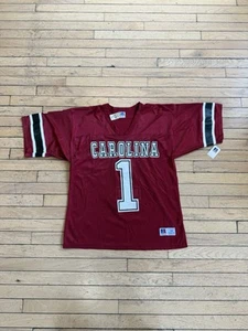 Vintage 90s Deadstock USC Gamecock South Carolina Russell #1 Jersey Sz 44 USA - Picture 1 of 10