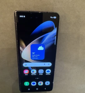 Samsung Galaxy Z Fold4 5G SM-F936W 256GB Unlocked Black FAIR READ - Picture 1 of 12