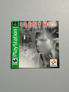 Silent Hill Manual Solo con Reg (Sony PlayStation 1 PS1) Grandes Éxitos - Auténtico - Imagen 1 de 17