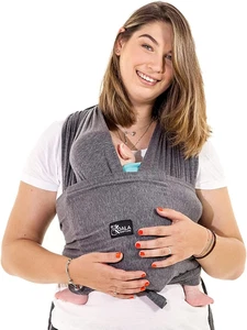 Fascia Porta Bebe Neonato Facile Da Indossare, Regolabile E Unisex - Marsupio Ne - Foto 1 di 12