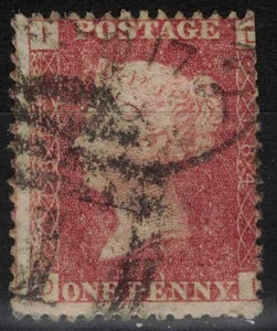 GROSSBRITANNIEN 1858-64 Queen Victoria (1p rot) us - Bild 1 von 12
