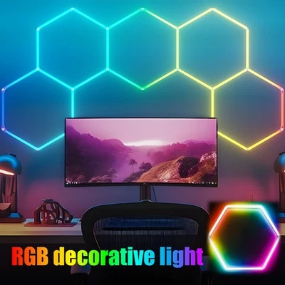 20V Car Wash Honeycomb Light RGB Colorful Light Ceiling Light KTV Atmosphere - Image 1 of 4