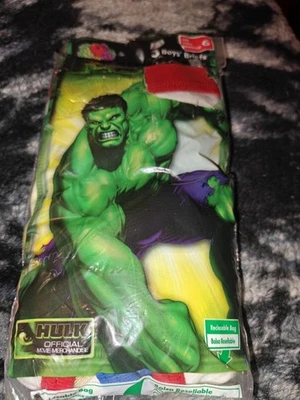 2003 The Hulk Marvel Fruit Of The Loom Kids Underwear Size 6 NWT Vintage - Image 1 of 3