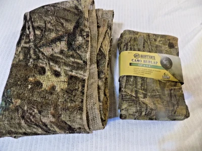 2 CAMO BURLAP BLIND FABRIC COVER HUNTING TREE STAND 12' x 54" REALTREE MAX4 NEW - Image 1 of 4