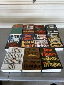 Tom Clancy Jack Ryan Novels Lot Of 11 Hardcovers Books - Imagen 1 de 4