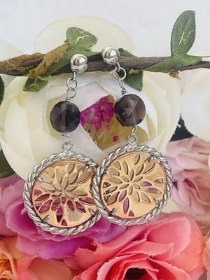 Orecchini Morellato Pendenti Collezione Flower Con Pietre - Immagine 1 di 4