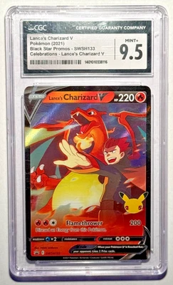 Lance's Charizard V SWSH133 SWSH: Sword & Shield Promo Cards Holo - CGC 9.5 - Image 1 of 2