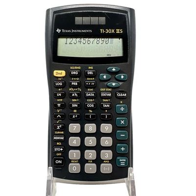 Texas Instruments TI-30X IIS Scientific Calculator Solar Powered Tested - Image 1 of 4