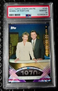 2011 Topps American Pie WHEEL OF FORTUNE 120 PSA 10 *Low Pop Vanna White - Picture 1 of 2
