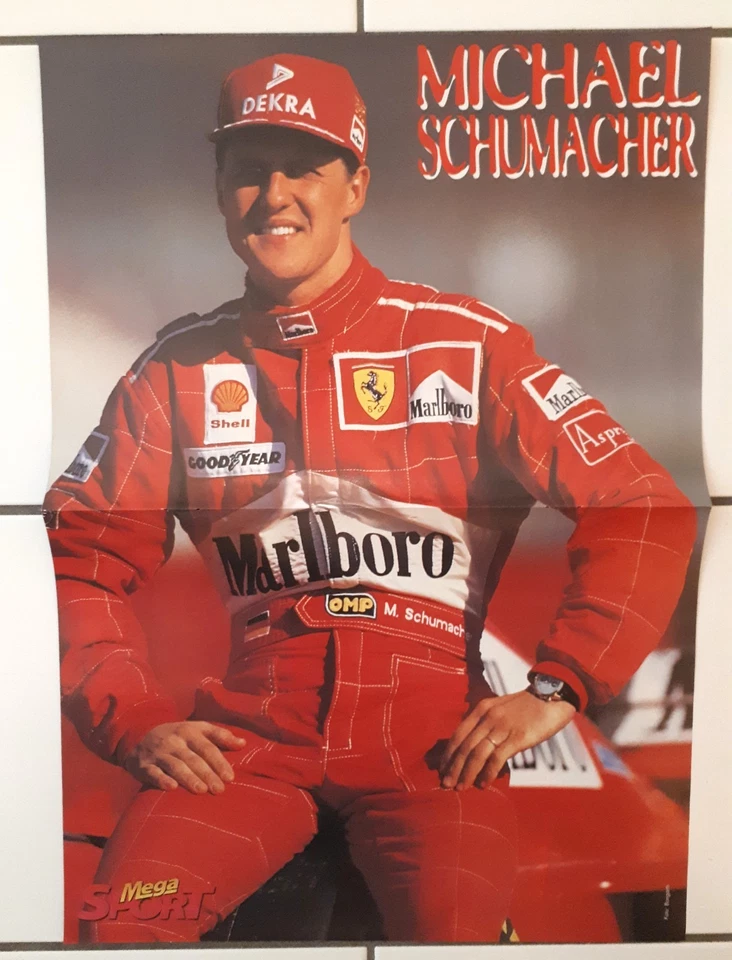 POSTER Michael Schumacher Ferrari McLaren Mercedes F1 Formel 1 Mega Sport - Bild 1 von 1