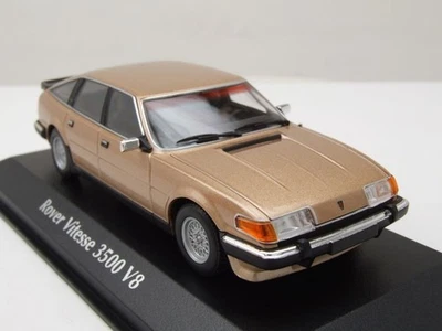 ROVER VITESSE 3500 V8 1986 GOLD METAL MAXICHAMPS 940138500 1:43 3.5 DORE - Photo 1/4