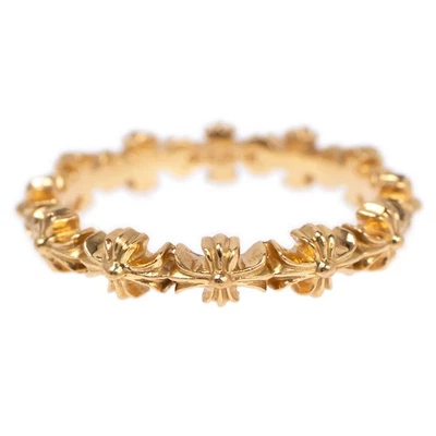 Chrome Hearts TINY E CH PLS Band Ring K22YG US#6-3/4~7-1/4 P0043876 - Image 1 of 4