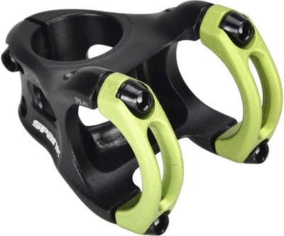 Vástago de bicicleta anodizado Split 35 Enduro Trail Shotpeen, negro/verde, 50 mm Foto 1 de 4