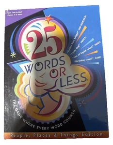 25 WORDS OR LESS Brettspiel von Winning Moves Inc - 2005 Neu Factory Sealed RAR - Bild 1 von 6
