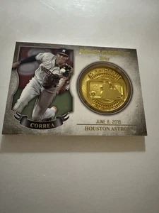 ⚾ 2016 Topps Baseball MLB Debut Medallion #MLBD2M-21 Carlos CORREA ⚾ (PWE) - Picture 1 of 12