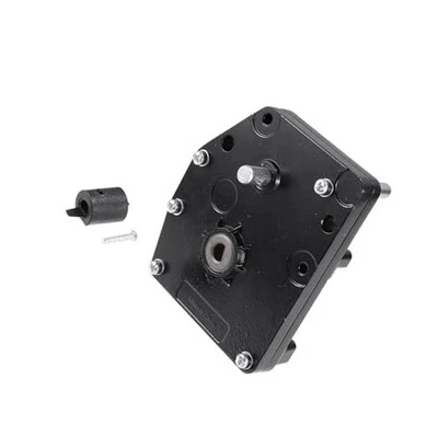  Universal RV Fifth Wheel Landing Gear Box, Gear Box, 5th Wheel, Metal, Black  - Image 1 of 4