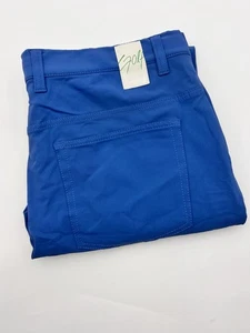Alberto Pro Golf Pants Men US 36 Blue 3XDRY Cooler Modern Fit Stretch OEKO-TEX - Picture 1 of 15