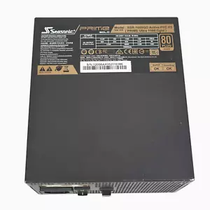 READ* Seasonic Prime Ultra 1000 Gold ATX12V Power Supply- SSR-1000GD - Picture 1 of 3