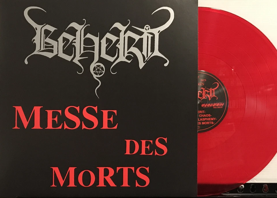 Beherit – Messe Des Morts EP 2023 Werewolf Records – EVIL-MDM [RED VINYL] - Image 1 of 4