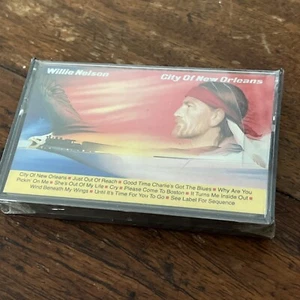 Willie Nelson City of New Orleans Cassette Tape New Sealed Rare Outlaw Country - Picture 1 of 3