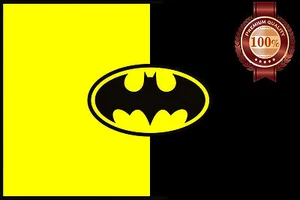 BATMAN LOGO CLASSIC DC ART COMICS MOVIE HOME PHOTO PRINT - PREMIUM POSTER - Picture 1 of 4