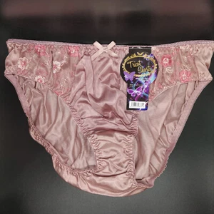 US SIZE XL SHINY NYLON TRICOT PANTIES from Japan - Picture 1 of 4