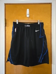 2018-2019 Orlando Magic Basketball Nike Game Shorts Blue/Black Size 38 Large - Picture 1 of 9
