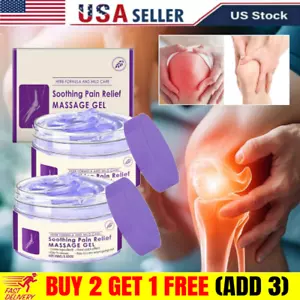 Joint Pain Gel Purple Gel Soothing Pain Massage Gel For Knees Hands and Feet US - Picture 1 of 14
