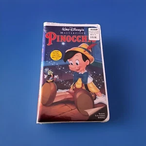 WALT DISNEY MASTERPIECE SEALED VHS,PINOCCHIO 1990s # 239 - Picture 1 of 5