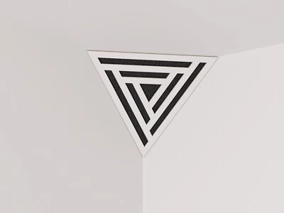 Paquete de 2 trampas de graves de esquina de techo difuso de absorción de sonido «triángulo-SCIFI» Foto 1 de 4