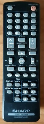 Telecomando Originale Sharp RRMCGA279AWSA. - Immagine 1 di 3