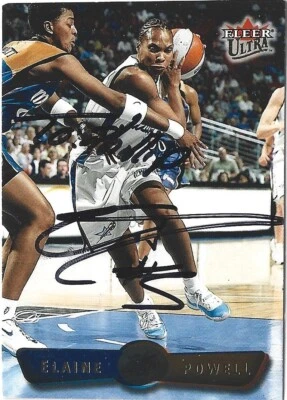 Elaine Powell Autographed 2002 Fleer Ultra WNBA Basketball Card 	Orlando Miracle - Image 1 of 3
