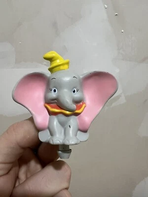 Vintage Walt Disney Co. DUMBO Elephant 3” Vinyl PVC Figure Stopper Piece - Image 1 of 4