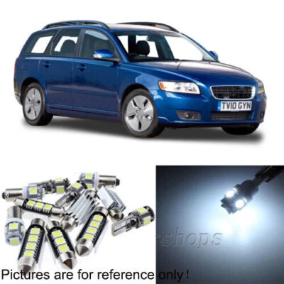 Kit de luces LED interiores blancas sin errores de 19 piezas para Volvo V60 2013-2016 Foto 1 de 4