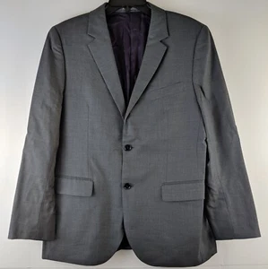 NEU Indochino maßgeschneiderte Anzugjacke 40 R grau Twill Sport Mantel klassisch 2 Knopf - Bild 1 von 11