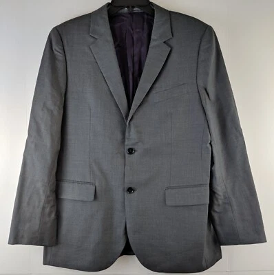 NEW Indochino Bespoke Suit Jacket 40 R Gray Twill Sport Coat Classic 2 Button A3 - Image 1 of 4