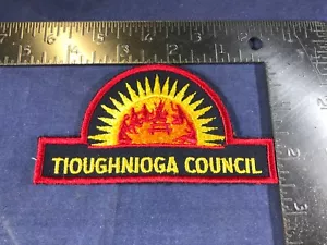 A4-83 BOY SCOUTS OF AMERICA PATCH - TIOUGHNIOGA COUNCIL - 1960’s - Picture 1 of 2