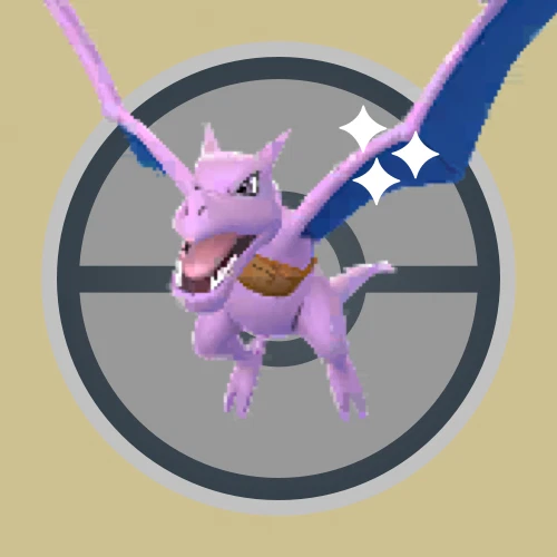 ✨Shiny Aerodactyl (with Satchel) (#142) - Pokémon GO✨ - Image 1 of 1