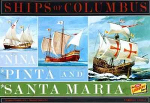 Lindberg 223 Barcos de Colón Nina, Pinta y Santa María Modelo Kit 1/144 - Imagen 1 de 4