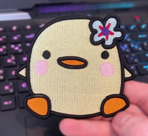 Cute Duck 3D Embroidered Patches Sew-On Iron-On Fun kawaii Cute Premium Patches - Picture 1 of 3